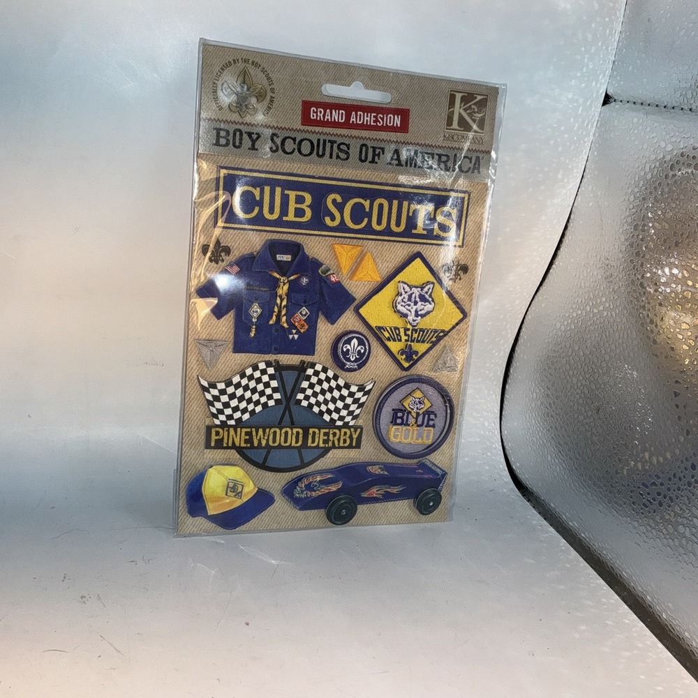 Cub Scouts Achievement Patches K & Company 7 Dimensional Patches New In Package